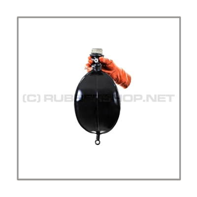 Rebreathing bag RB-G4 with gasmaskthread-port, breathingreduction-adaptor and 4 litre volume