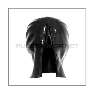 In Stock: Under mask for gas mask hoods - SIZE S - with tinted eye glasses and fastening knobs for gags - Made by Studio Gum