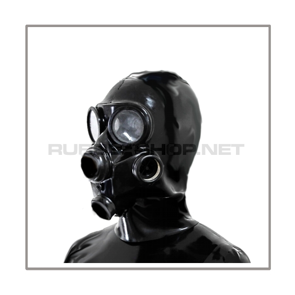 Deluxe GP7 gasmask-zipperhood-system HEAVY-G with rebreathing-bag 
