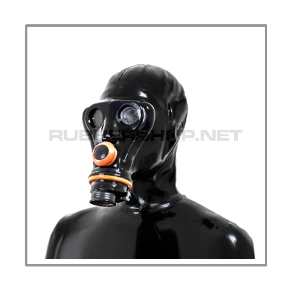 SIMIAN Gasmasken-System PROTECT-LB-A mit separater gesichtsoffener Haube, Ringschlauchset und Atembeutel